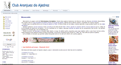 Desktop Screenshot of ajedrezaranjuez.com